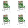 Cojines para silla respaldo bajo 4 uds tela Oxford multicolor de vidaXL, Cojines para sillas y sofás - Ref: Foro24-377723, Pr...
