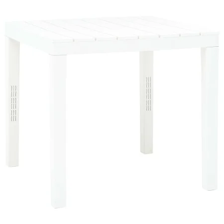 Weißer Gartentisch aus Kunststoff 78x78x72 cm von vidaXL, Gartentische - Ref: Foro24-48783, Preis: 86,12 €, Rabatt: %