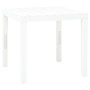 Weißer Gartentisch aus Kunststoff 78x78x72 cm von vidaXL, Gartentische - Ref: Foro24-48783, Preis: 86,12 €, Rabatt: %