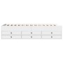 Engineered wood sun lounger with drawers in white, 90x190 cm. by vidaXL, Beds and slatted bases - Ref: Foro24-3280881, Price:...
