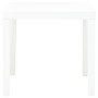 Weißer Gartentisch aus Kunststoff 78x78x72 cm von vidaXL, Gartentische - Ref: Foro24-48783, Preis: 86,12 €, Rabatt: %