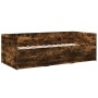 Tumbona con cajones madera ingeniería roble ahumado 90x190 cm de vidaXL, Camas y somieres - Ref: Foro24-3280829, Precio: 167,...