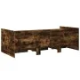 Tumbona con cajones madera ingeniería roble ahumado 90x190 cm de vidaXL, Camas y somieres - Ref: Foro24-3280829, Precio: 165,...