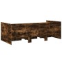 Tumbona con cajones madera ingeniería roble ahumado 90x190 cm de vidaXL, Camas y somieres - Ref: Foro24-3280829, Precio: 167,...
