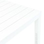 Mesa de jardín de plástico blanco 78x78x72 cm de vidaXL, Mesas de jardín - Ref: Foro24-48783, Precio: 86,12 €