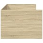 Tumbona con cajones madera ingeniería roble Sonoma 75x190 cm de vidaXL, Camas y somieres - Ref: Foro24-3280834, Precio: 143,55 €