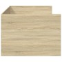 Tumbona con cajones madera ingeniería roble Sonoma 90x200 cm de vidaXL, Camas y somieres - Ref: Foro24-3280820, Precio: 198,5...