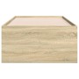 Liegestuhl mit Schubladen aus Eichenholz in Sonoma-Optik, 90x190 cm. von vidaXL, Betten und Lattenroste - Ref: Foro24-3280883...