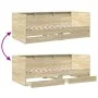 Sunbed with drawers made of Sonoma oak engineered wood 90x190 cm by vidaXL, Beds and slatted bases - Ref: Foro24-3280855, Pri...