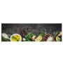 Alfombra de cocina lavable terciopelo dibujo especias 45x150 cm de vidaXL, Felpudos - Ref: Foro24-4005608, Precio: 26,47 €, D...
