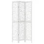Biombo separador de 3 paneles madera maciza Paulownia blanco by vidaXL, Room dividers - Ref: Foro24-358736, Price: 102,77 €, ...