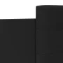 Bed frame with black engineered wood headboard 90x200 cm by vidaXL, Beds and slatted bases - Ref: Foro24-3209941, Price: 149,...