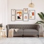 Sofá Chesterfield de 3 plazas tela gris taupe by vidaXL, Sofas - Ref: Foro24-372561, Price: 322,03 €, Discount: %