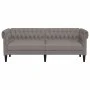 Dreisitzer Chesterfield-Sofa in Taupe-Grau aus Stoff. von vidaXL, Sofas - Ref: Foro24-372561, Preis: 316,55 €, Rabatt: %