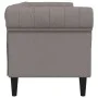 Dreisitzer Chesterfield-Sofa in Taupe-Grau aus Stoff. von vidaXL, Sofas - Ref: Foro24-372561, Preis: 316,55 €, Rabatt: %