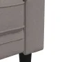 Sofá Chesterfield de 3 plazas tela gris taupe de vidaXL, Sofás - Ref: Foro24-372561, Precio: 316,55 €, Descuento: %