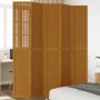 Biombo separador de 5 paneles madera maciza paulownia marrón by vidaXL, Room dividers - Ref: Foro24-358824, Price: 163,36 €, ...