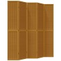 Biombo separador de 5 paneles madera maciza paulownia marrón by vidaXL, Room dividers - Ref: Foro24-358824, Price: 163,36 €, ...