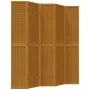 Biombo separador de 5 paneles madera maciza paulownia marrón by vidaXL, Room dividers - Ref: Foro24-358824, Price: 160,30 €, ...