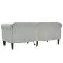 Sofá de 2 plazas terciopelo gris claro by vidaXL, Sofas - Ref: Foro24-372575, Price: 248,88 €, Discount: %