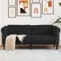 Sofá de 2 plazas terciopelo negro by vidaXL, Sofas - Ref: Foro24-372580, Price: 210,71 €, Discount: %