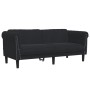 Zweiplätziges Samtsofa in Schwarz von vidaXL, Sofas - Ref: Foro24-372580, Preis: 263,37 €, Rabatt: %