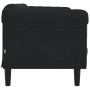 Zweiplätziges Samtsofa in Schwarz von vidaXL, Sofas - Ref: Foro24-372580, Preis: 263,37 €, Rabatt: %