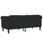Sofá de 2 plazas terciopelo negro by vidaXL, Sofas - Ref: Foro24-372580, Price: 210,71 €, Discount: %