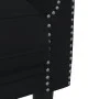 Sofá de 2 plazas terciopelo negro by vidaXL, Sofas - Ref: Foro24-372580, Price: 210,71 €, Discount: %