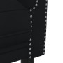 Zweiplätziges Samtsofa in Schwarz von vidaXL, Sofas - Ref: Foro24-372580, Preis: 263,37 €, Rabatt: %