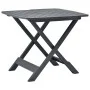 Anthracite gray plastic folding garden table 79x72x70 cm by vidaXL, Garden tables - Ref: Foro24-48792, Price: 82,29 €, Discou...