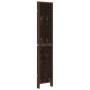 Vierschirm-Trennwand aus dunkelbraunem Paulownia-Holz. von vidaXL, Raumteiler - Ref: Foro24-358659, Preis: 115,82 €, Rabatt: %