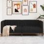 Zweiplätziges Sofa aus schwarzem Stoff. von vidaXL, Sofas - Ref: Foro24-372606, Preis: 263,91 €, Rabatt: %