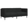Sofá de 2 plazas tela negro by vidaXL, Sofas - Ref: Foro24-372606, Price: 281,97 €, Discount: %