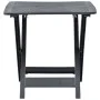 Anthracite gray plastic folding garden table 79x72x70 cm by vidaXL, Garden tables - Ref: Foro24-48792, Price: 82,29 €, Discou...