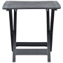 Mesa de jardín plegable de plástico gris antracita 79x72x70 cm de vidaXL, Mesas de jardín - Ref: Foro24-48792, Precio: 68,27 ...
