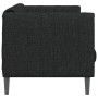 Sofá de 2 plazas tela negro by vidaXL, Sofas - Ref: Foro24-372606, Price: 281,97 €, Discount: %