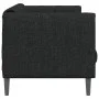 Zweiplätziges Sofa aus schwarzem Stoff. von vidaXL, Sofas - Ref: Foro24-372606, Preis: 263,91 €, Rabatt: %