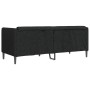 Sofá de 2 plazas tela negro by vidaXL, Sofas - Ref: Foro24-372606, Price: 281,97 €, Discount: %