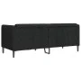 Zweiplätziges Sofa aus schwarzem Stoff. von vidaXL, Sofas - Ref: Foro24-372606, Preis: 263,91 €, Rabatt: %