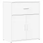 Aparador de madera de ingeniería blanco 60x31x70 cm de vidaXL, Aparadores - Ref: Foro24-840464, Precio: 73,48 €, Descuento: %