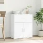 Aparador de madera de ingeniería blanco 60x31x70 cm de vidaXL, Aparadores - Ref: Foro24-840464, Precio: 73,48 €, Descuento: %