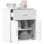 Weißer Schrank aus Holzwerkstoff 60x31x70 cm von vidaXL, Sideboards - Ref: Foro24-840464, Preis: 74,72 €, Rabatt: %
