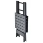 Anthracite gray plastic folding garden table 79x72x70 cm by vidaXL, Garden tables - Ref: Foro24-48792, Price: 82,29 €, Discou...
