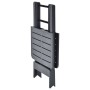 Mesa de jardín plegable de plástico gris antracita 79x72x70 cm de vidaXL, Mesas de jardín - Ref: Foro24-48792, Precio: 68,27 ...