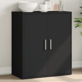 Aparador de madera de ingeniería negro 60x31x70 cm by vidaXL, Sideboards - Ref: Foro24-840458, Price: 77,96 €, Discount: %