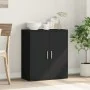 Aparador de madera de ingeniería negro 60x31x70 cm by vidaXL, Sideboards - Ref: Foro24-840458, Price: 76,48 €, Discount: %