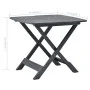 Anthracite gray plastic folding garden table 79x72x70 cm by vidaXL, Garden tables - Ref: Foro24-48792, Price: 82,29 €, Discou...