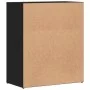 Aparador de madera de ingeniería negro 60x31x70 cm by vidaXL, Sideboards - Ref: Foro24-840458, Price: 76,48 €, Discount: %