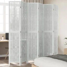 Sechsflügeliger Raumteiler aus massivem weißem Paulownia-Holz. von vidaXL, Raumteiler - Ref: Foro24-358684, Preis: 178,95 €, ...
